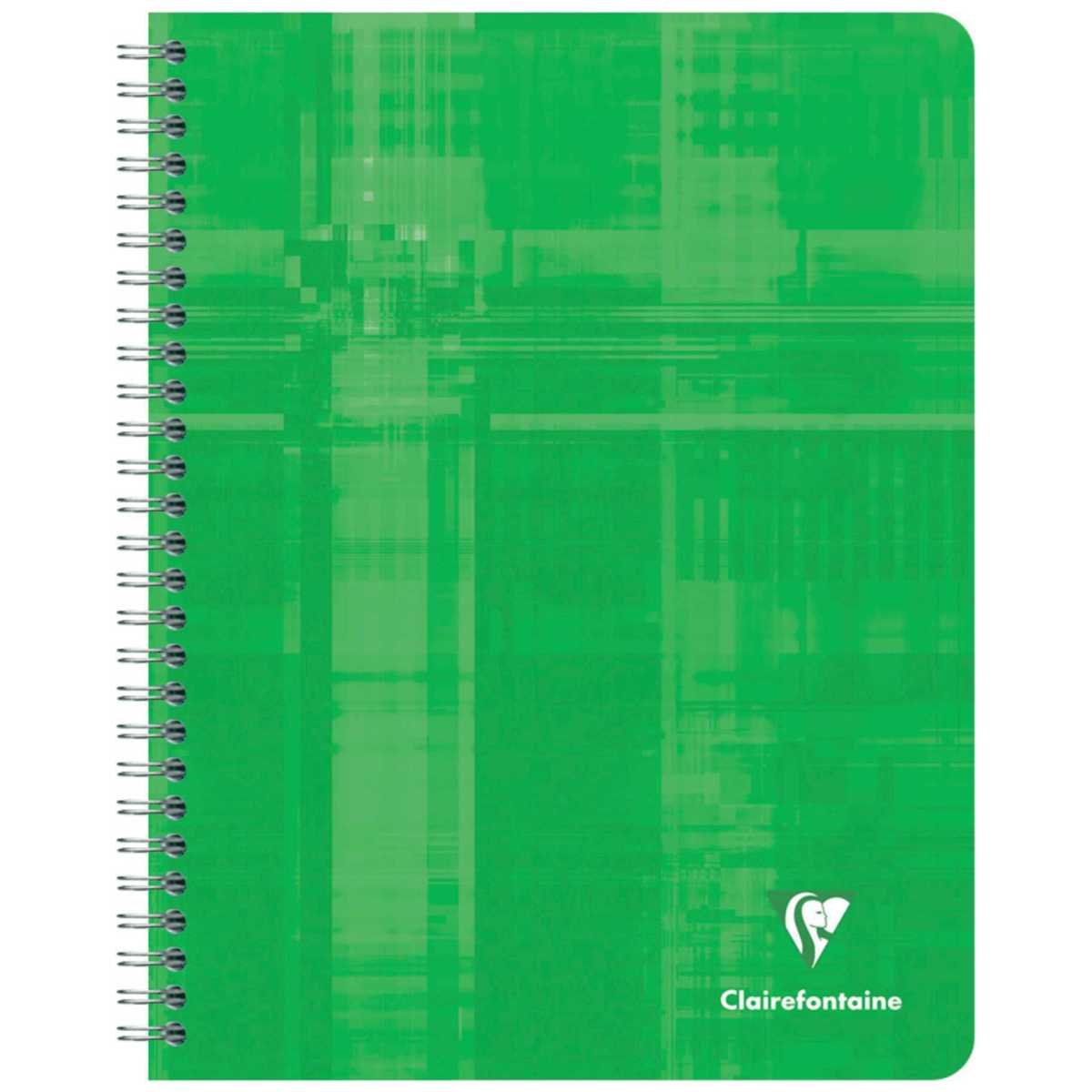 CLAIREFONTAINE Registerbuch A5 mit Spirale 17x22cm 120 farbige Seiten, 12-teilig