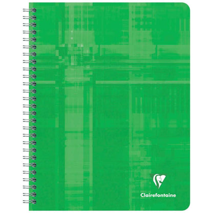 CLAIREFONTAINE Registerbuch A5 mit Spirale 17x22cm 120 farbige Seiten, 12-teilig