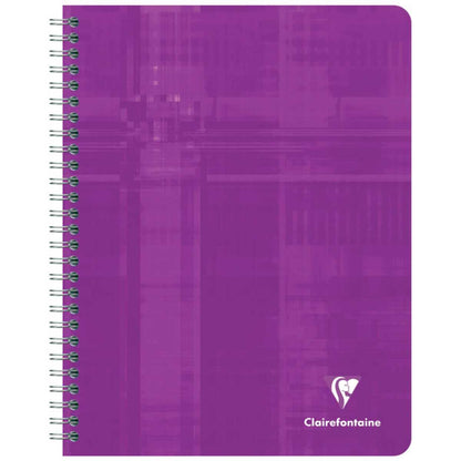 CLAIREFONTAINE Registerbuch A5 mit Spirale 17x22cm 120 farbige Seiten, 12-teilig