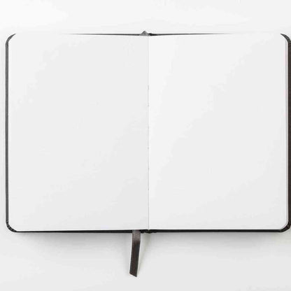 DARWI Skizzenbuch mit Gummizug A6 80 Blatt 140g schwarz