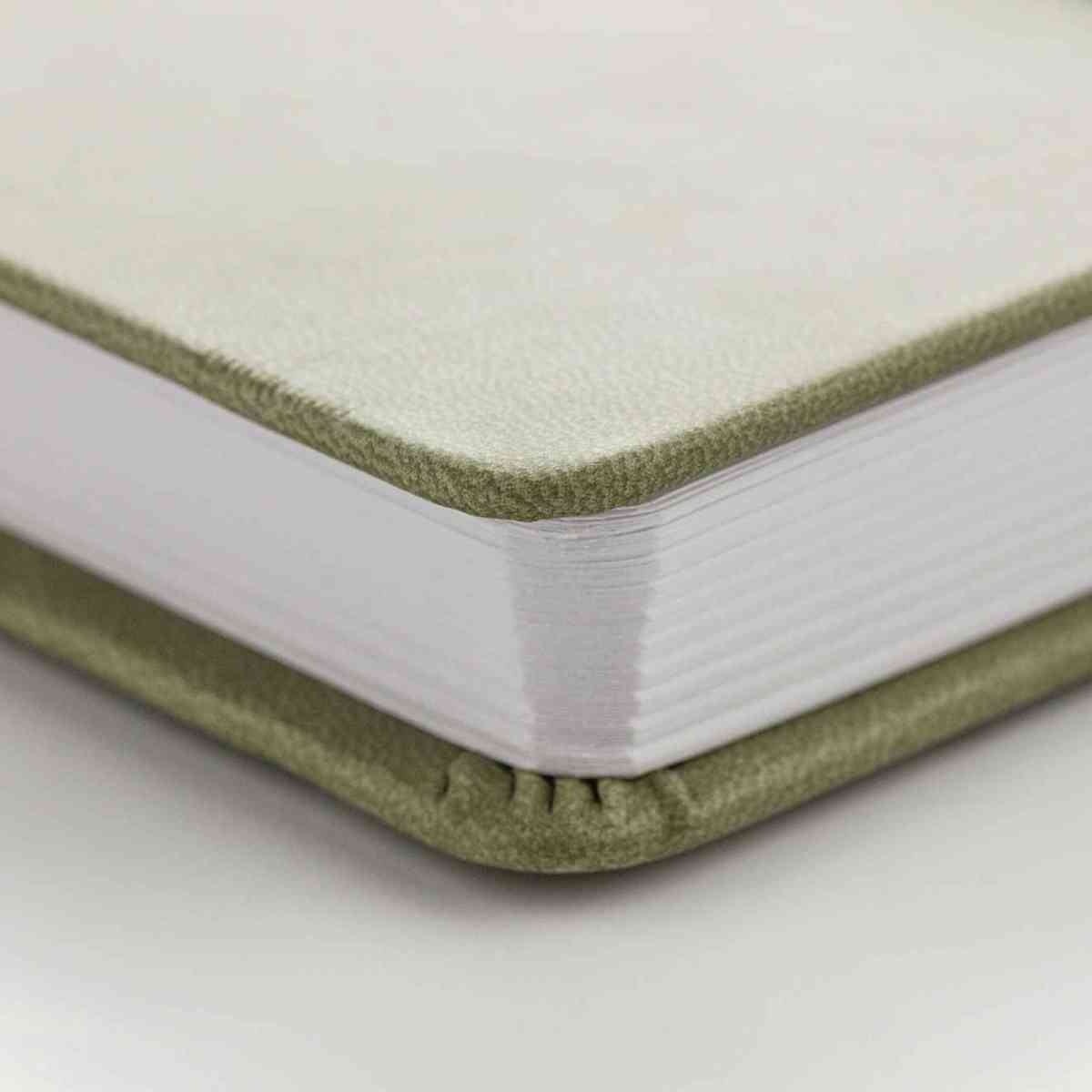 DARWI Skizzenbuch mit Gummizug A6 80 Blatt 140g khaki