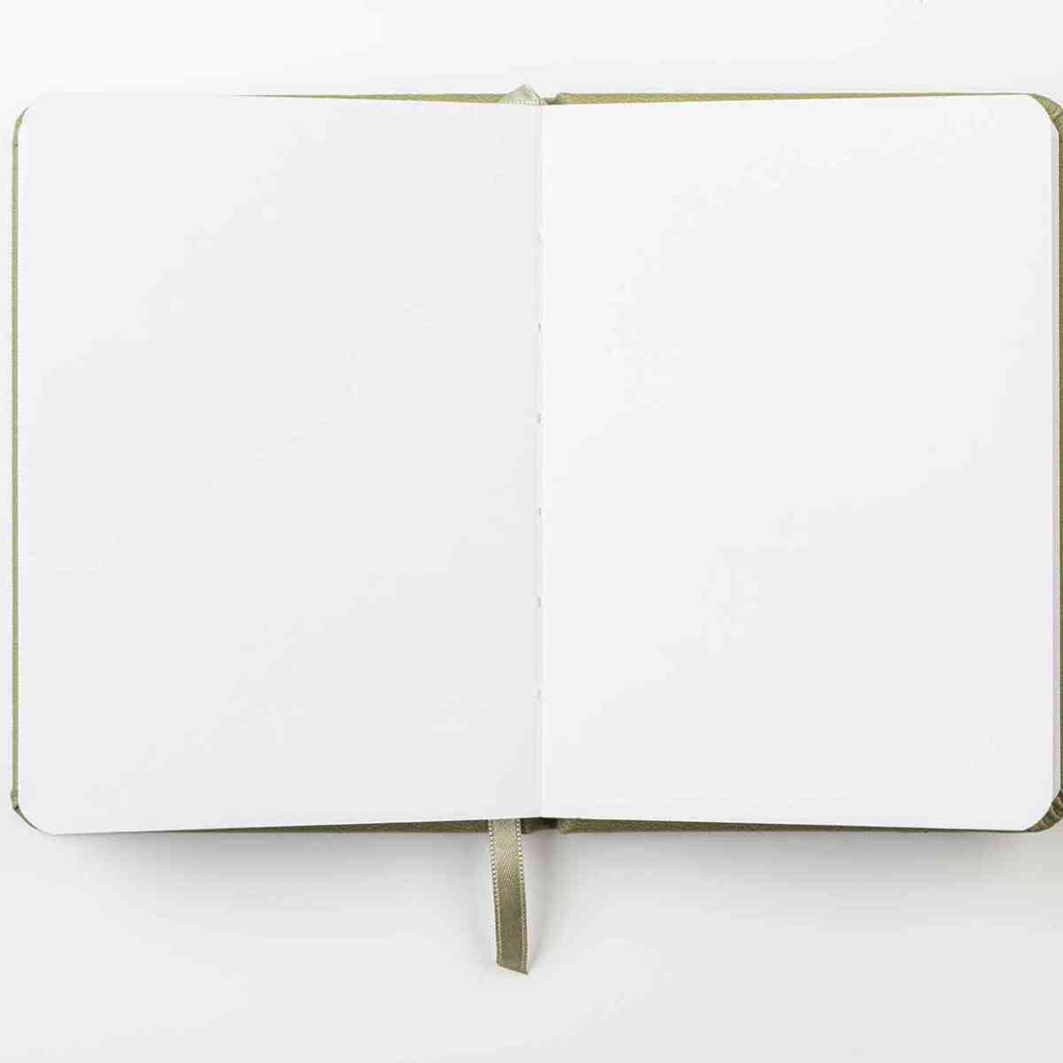 DARWI Skizzenbuch mit Gummizug A6 80 Blatt 140g khaki