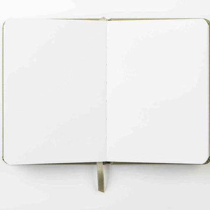 DARWI Skizzenbuch mit Gummizug A6 80 Blatt 140g khaki