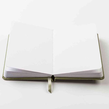 DARWI Skizzenbuch mit Gummizug A6 80 Blatt 140g khaki
