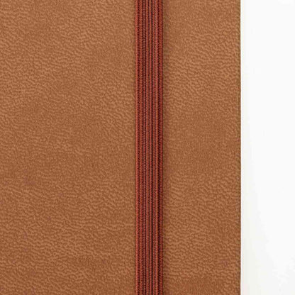 DARWI Skizzenbuch mit Gummizug A6 80 Blatt 140g terrakotta