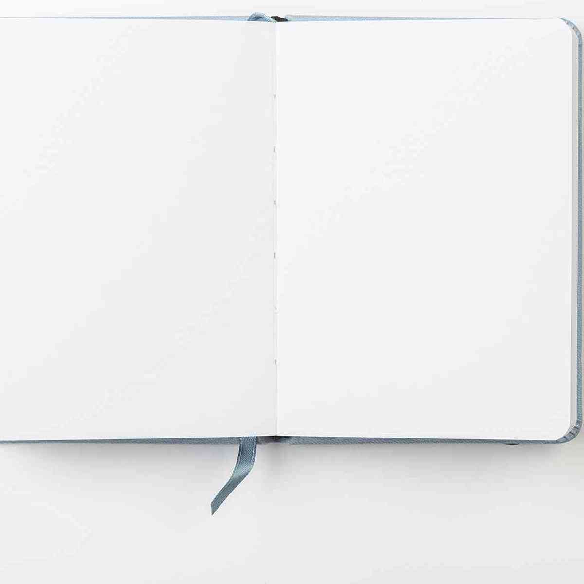 DARWI Skizzenbuch mit Gummizug A6 80 Blatt 140g hellblau
