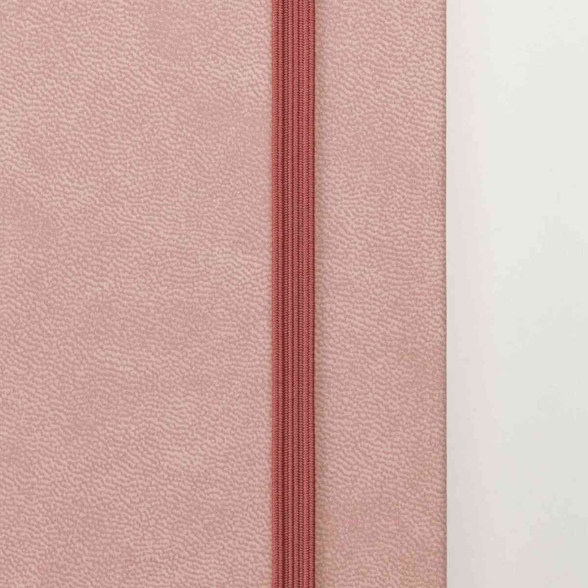 DARWI Skizzenbuch mit Gummizug A6 80 Blatt 140g hellrosa