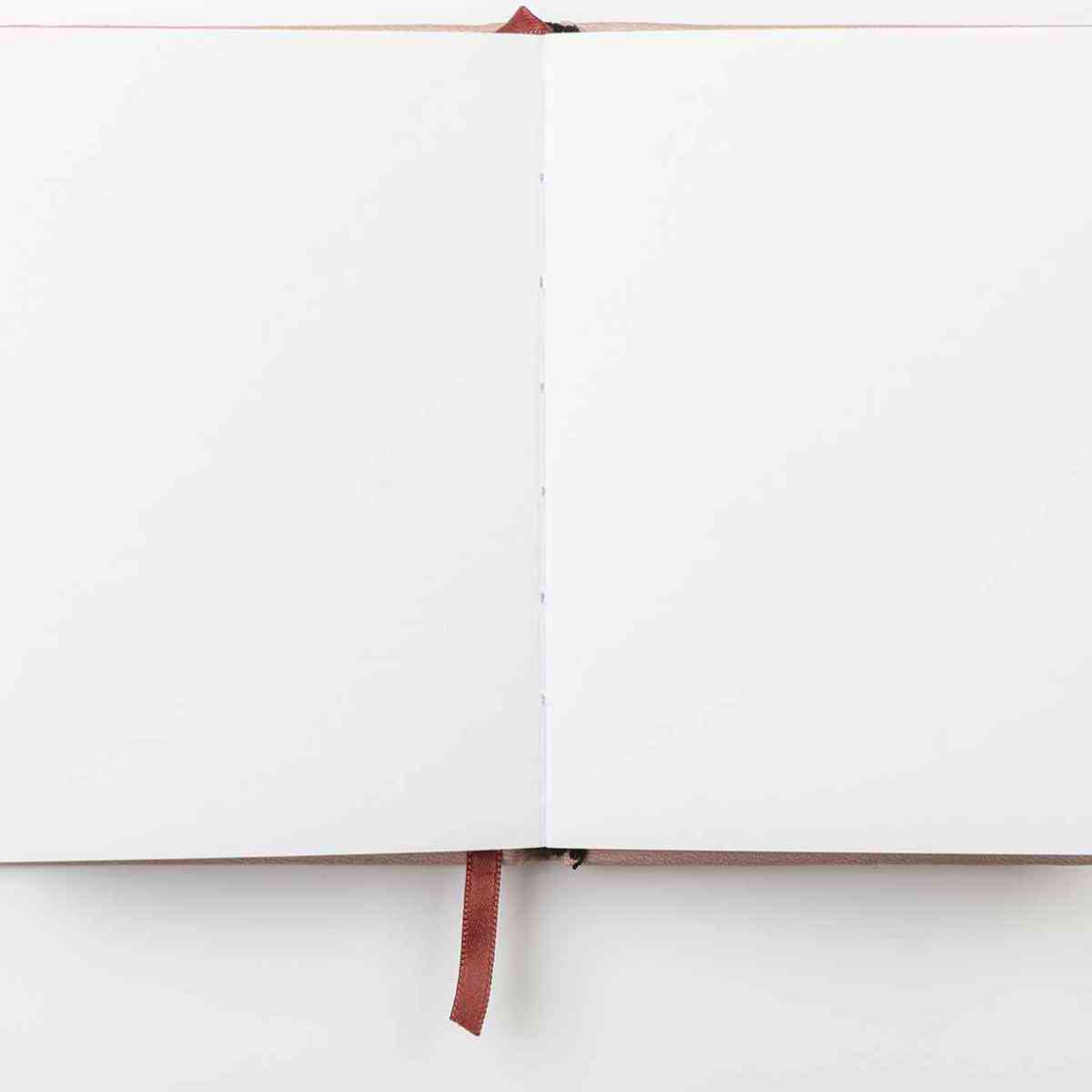 DARWI Skizzenbuch mit Gummizug A6 80 Blatt 140g hellrosa