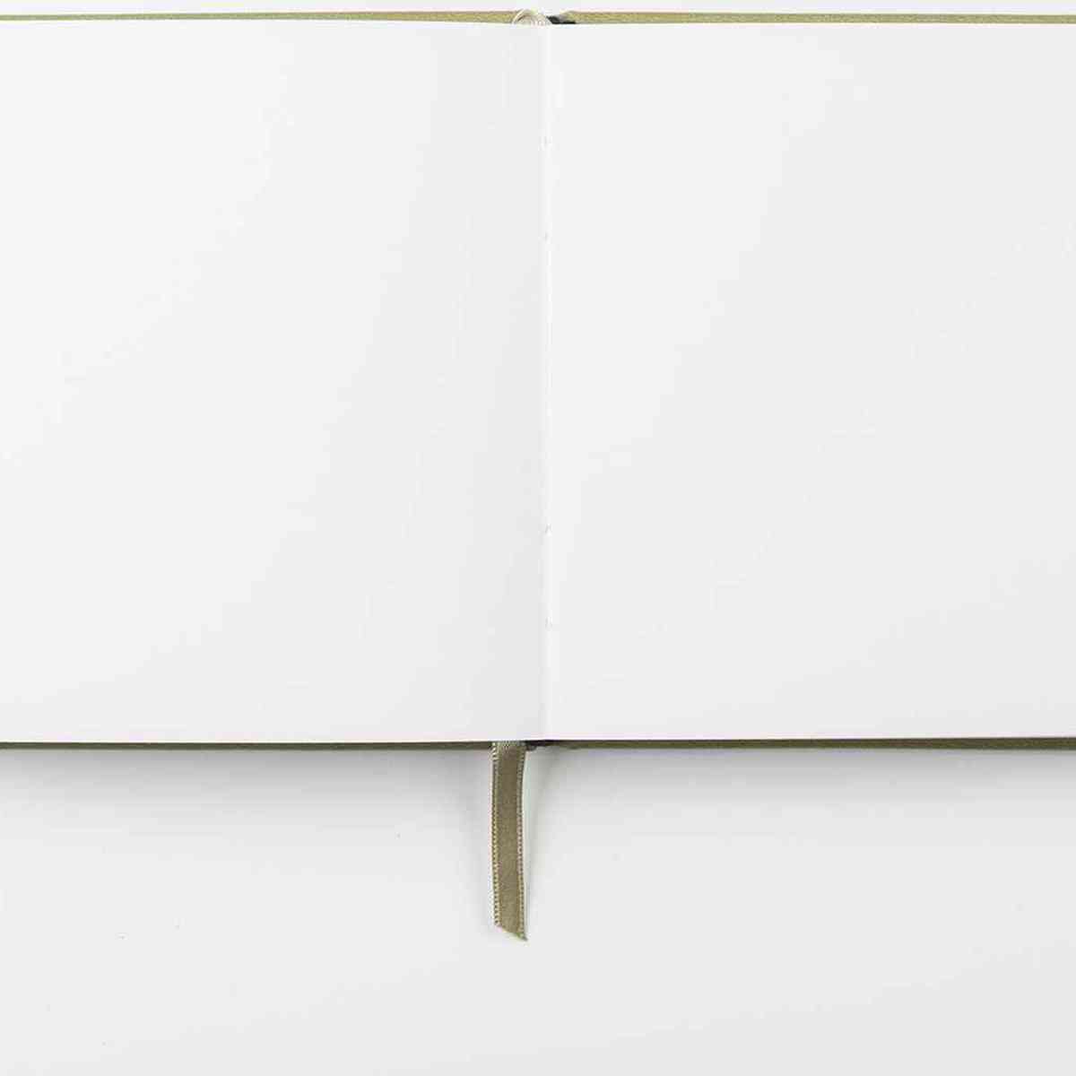 DARWI Skizzenbuch mit Gummizug 14x14cm 80 Blatt 140g khaki