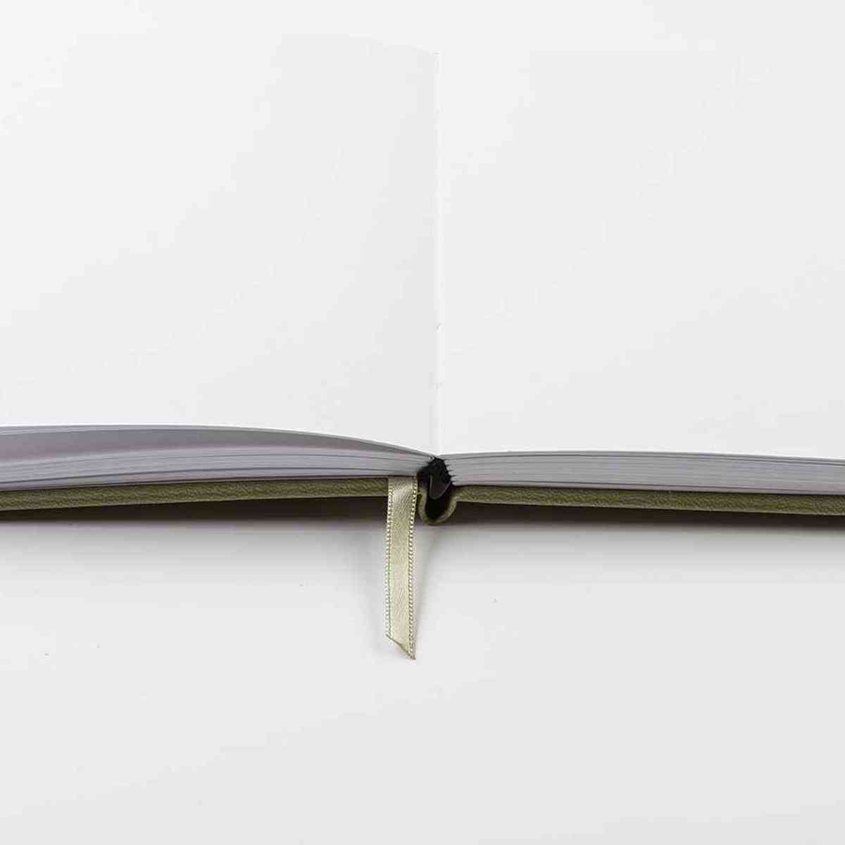 DARWI Skizzenbuch mit Gummizug 14x14cm 80 Blatt 140g khaki