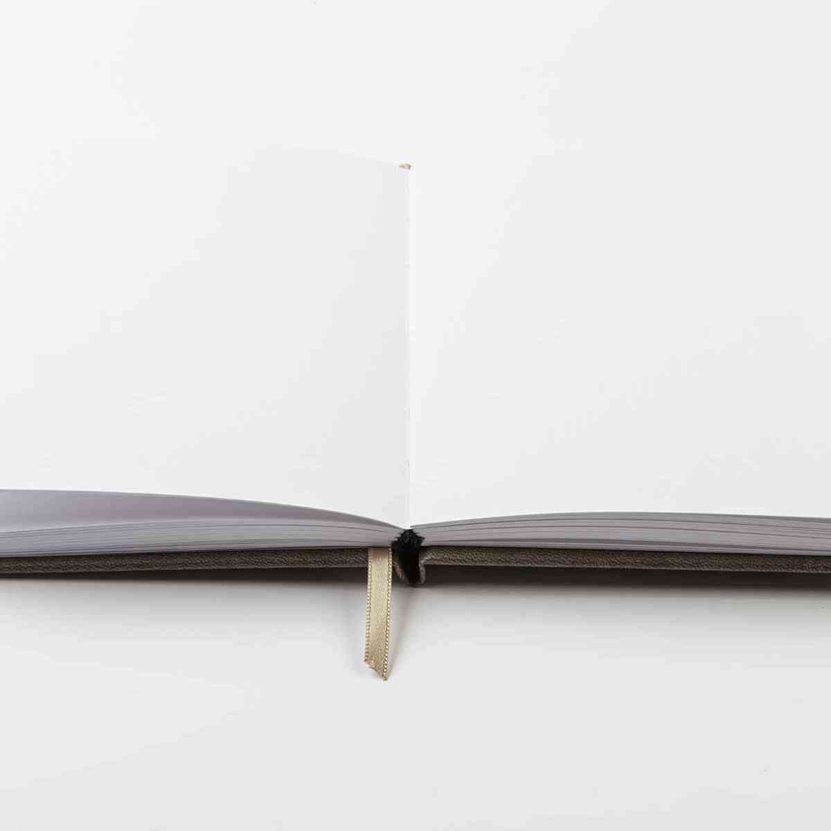 DARWI Skizzenbuch mit Gummizug 14x14cm 80 Blatt 140g braun