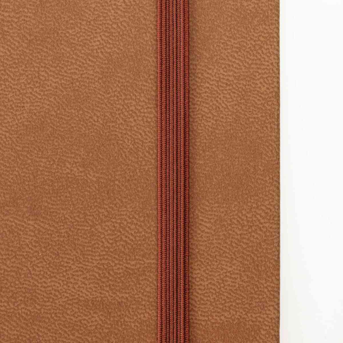 DARWI Skizzenbuch mit Gummizug 14x14cm 80 Blatt 140g terrakot