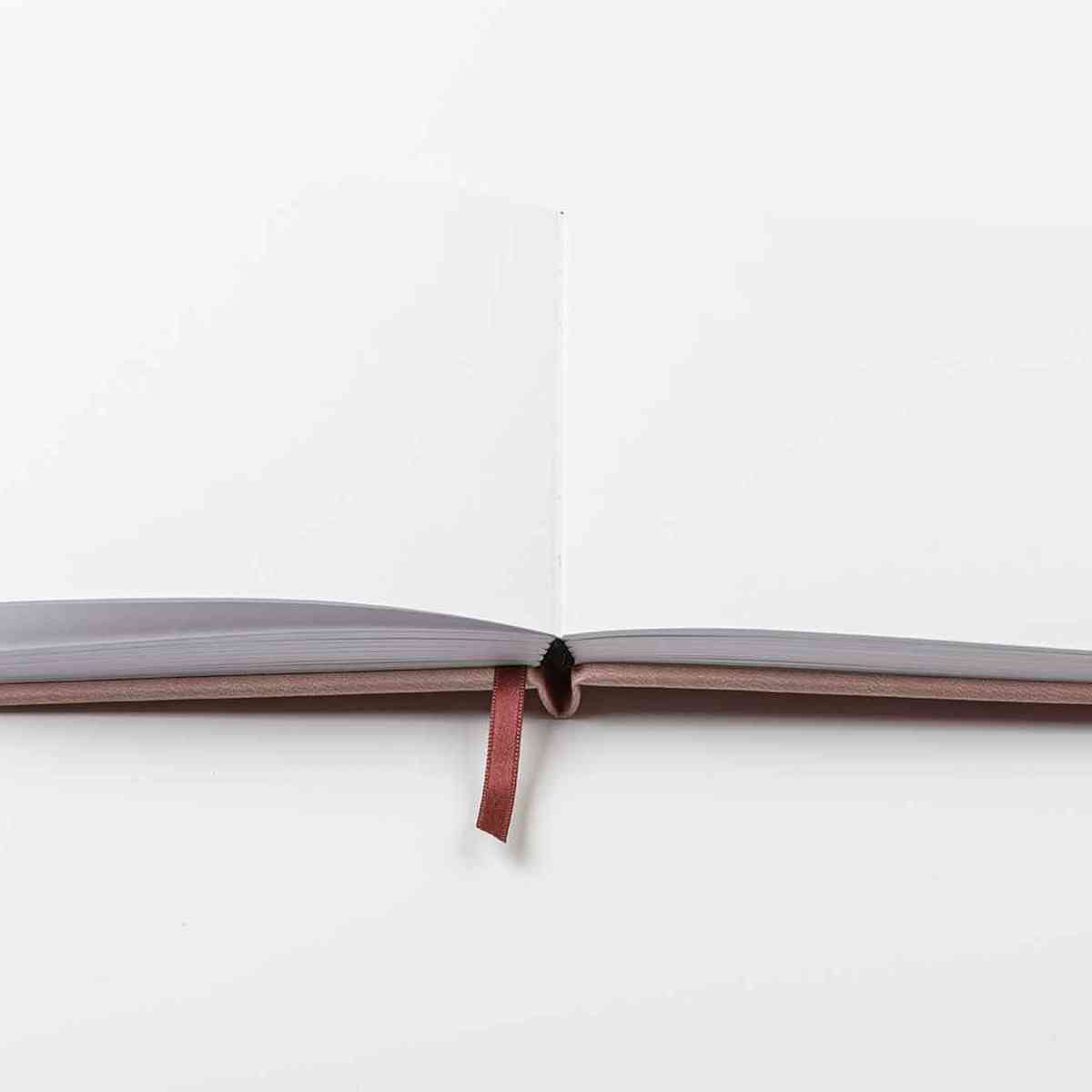 DARWI Skizzenbuch mit Gummizug 14x14cm 80 Blatt 140g hellrosa