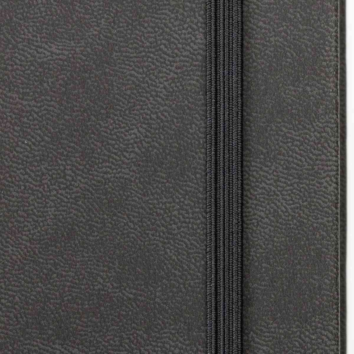 DARWI Skizzenbuch mit Gummizug 14x21cm 80 Blatt 140g schwarz