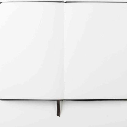 DARWI Skizzenbuch mit Gummizug 14x21cm 80 Blatt 140g schwarz