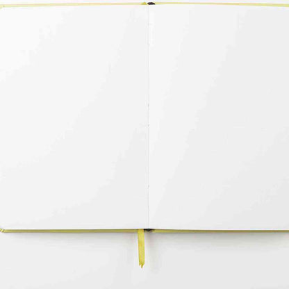 DARWI Skizzenbuch mit Gummizug 14x21cm 80 Blatt 140g hellgelb