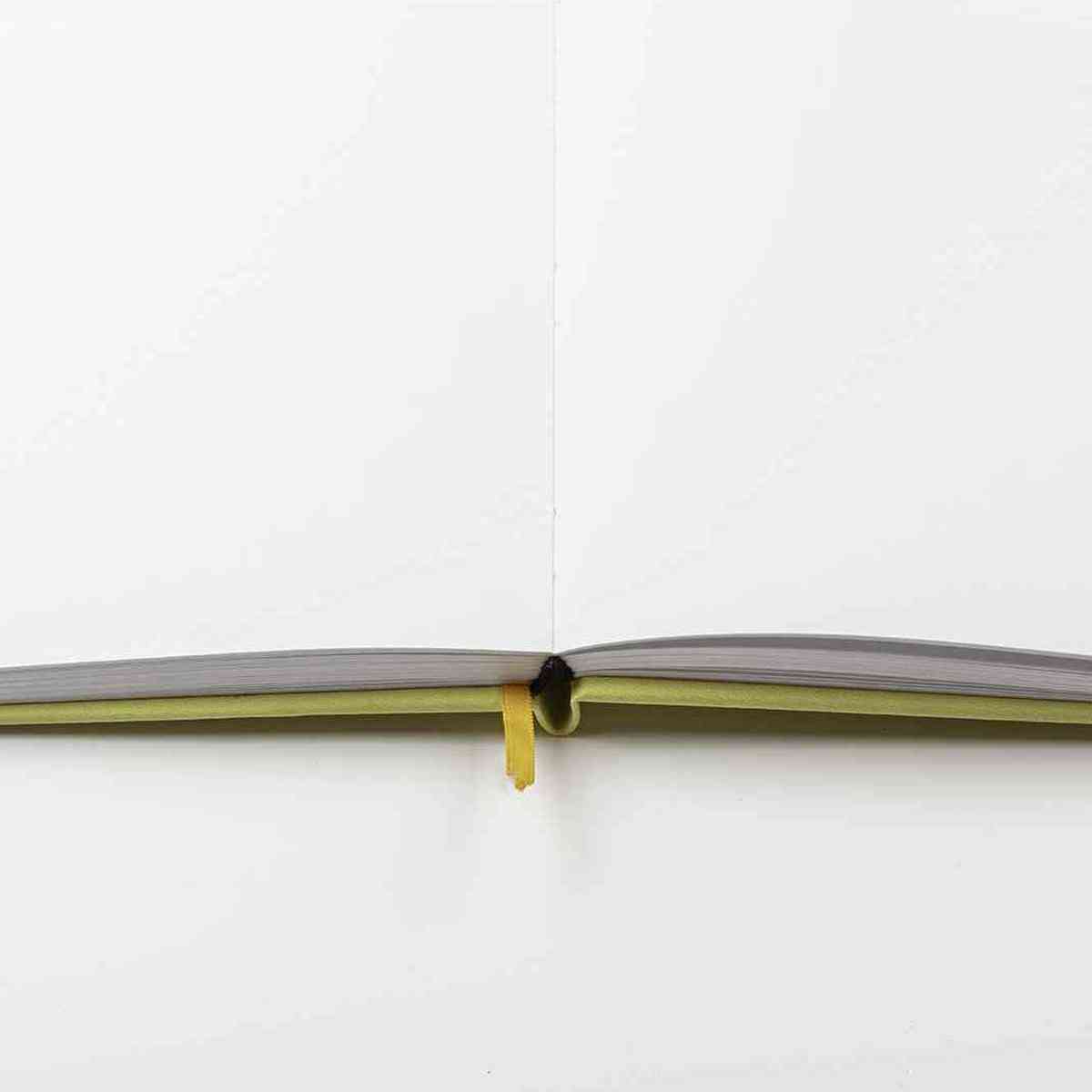 DARWI Skizzenbuch mit Gummizug 14x21cm 80 Blatt 140g hellgelb