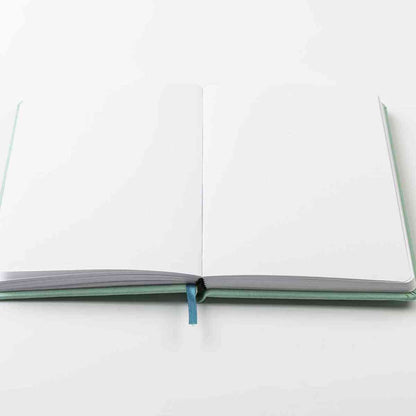 DARWI Skizzenbuch mit Gummizug 14x21cm 80 Blatt 140g wassgrü
