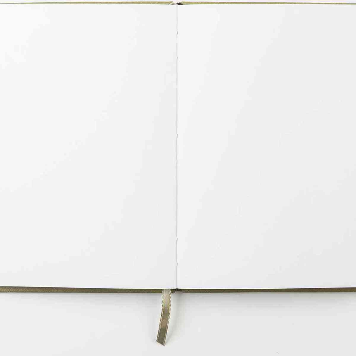 DARWI Skizzenbuch mit Gummizug 14x21cm 80 Blatt 140g khaki
