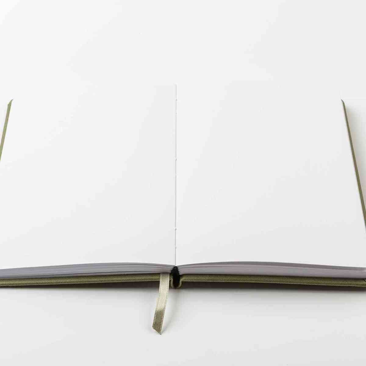 DARWI Skizzenbuch mit Gummizug 14x21cm 80 Blatt 140g khaki