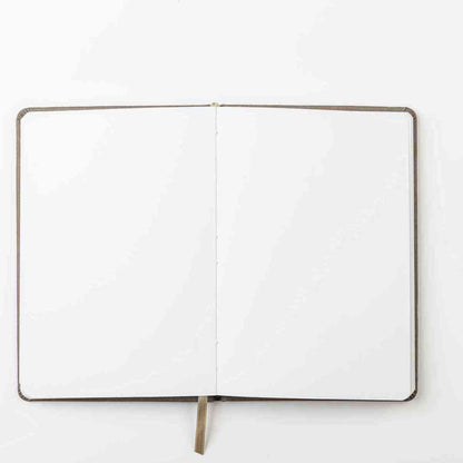 DARWI Skizzenbuch mit Gummizug 14x21cm 80 Blatt 140g braun