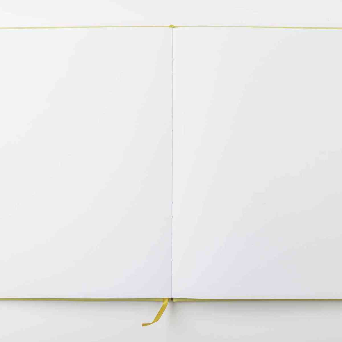 DARWI Skizzenbuch mit Gummizug A4 80 Blatt 140g hellgelb