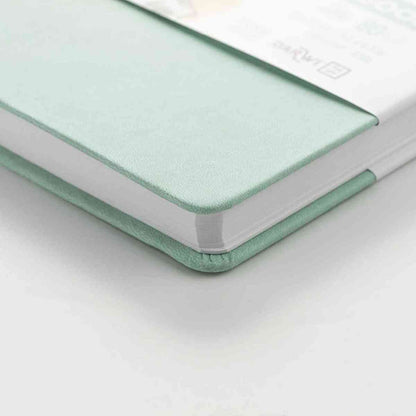 DARWI Skizzenbuch mit Gummizug A4 80 Blatt 140g wassergrün