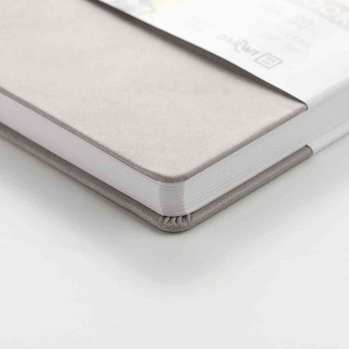 DARWI Skizzenbuch mit Gummizug A4 80 Blatt 140g maulwurf