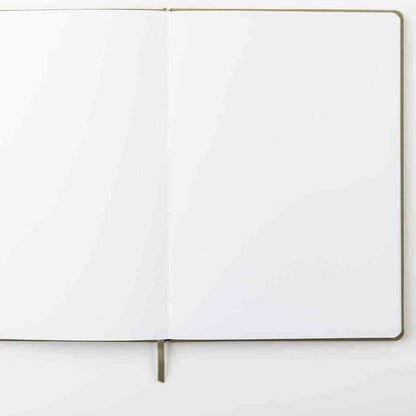 DARWI Skizzenbuch mit Gummizug A4 80 Blatt 140g khaki