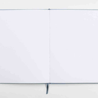 DARWI Skizzenbuch mit Gummizug A4 80 Blatt 140g hellblau
