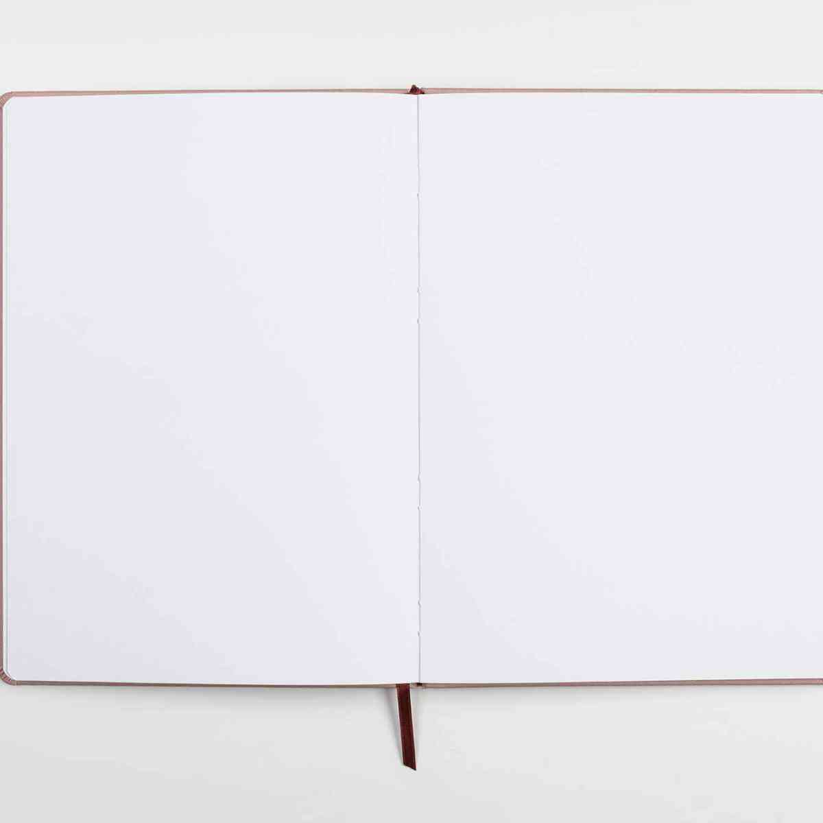 DARWI Skizzenbuch mit Gummizug A4 80 Blatt 140g hellrosa