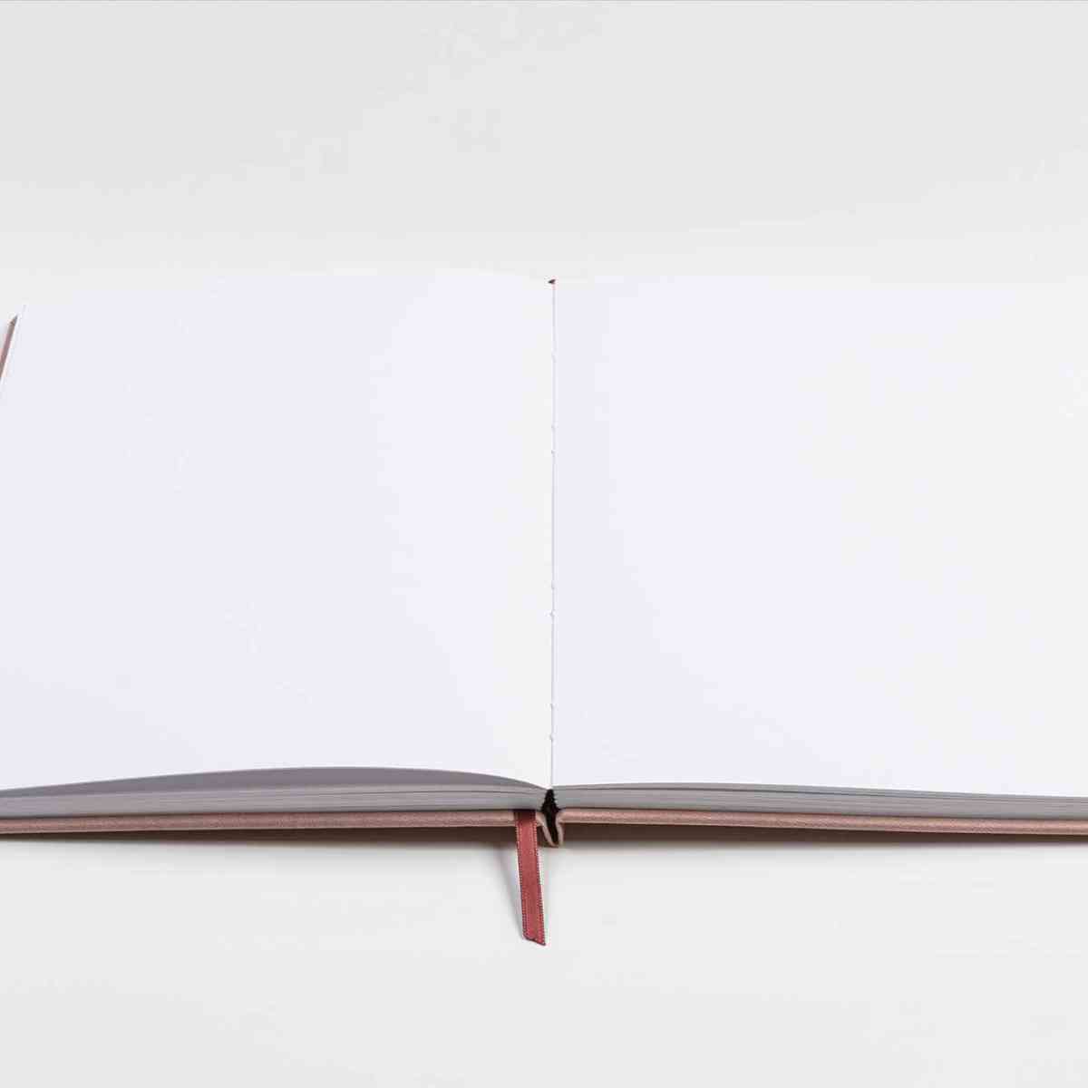 DARWI Skizzenbuch mit Gummizug A4 80 Blatt 140g hellrosa