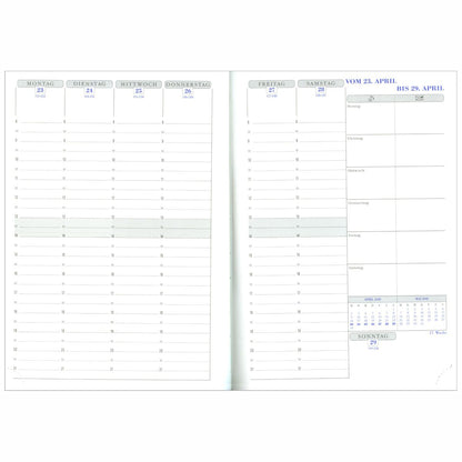 QUO VADIS Buchkalender Einlage 20852B VISUEL A5 15x21cm 2026